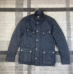 Chaqueta acolchada Barbour International para moto para hombre negra talla L - Imagen 1 de 10
