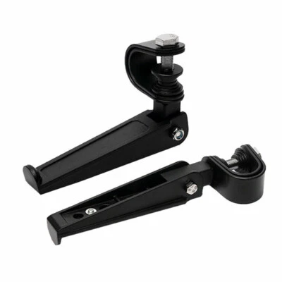 Clavijas de pie con abrazadera en U de 1"-1-1/4" aptas para Harley Honda Suzuki Foto 1 de 4