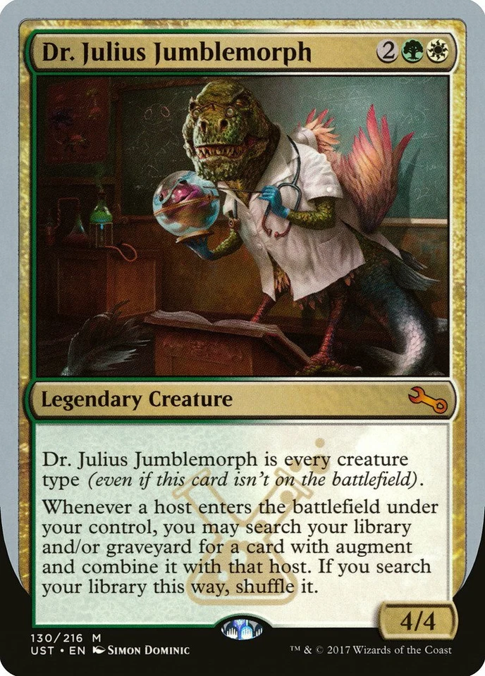 Dr. Julius Jumblemorph Unstable NM White Green Mythic Rare MAGIC CARD ABUGames - Image 1 of 1