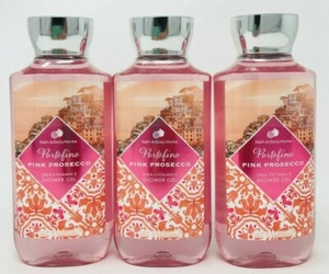3 BATH & BODY WORKS PORTOFINO PINK PROSECCO SHOWER GEL BODY WASH SHOWER GEL 10oz - Picture 1 of 1