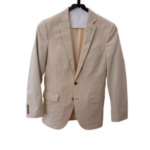 J. Crew Ludlow Blazer Men’s 36R light Tan Cotton Miliano Italy Larusmiani - Picture 1 of 10