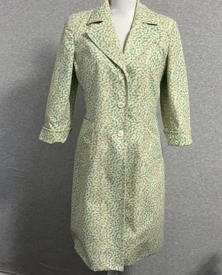 Casaco Vintage Anos 90 Express Feminino M/L Verde Floral Caprichoso Fada Cottagecore - Imagem 1 de 4