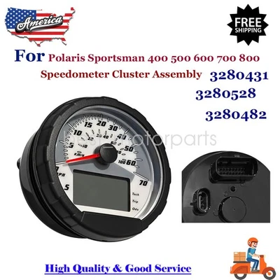 Speedometer Cluster Assembly for Polaris Sportsman 400 500 600 700 800 3280431 - Image 1 of 4