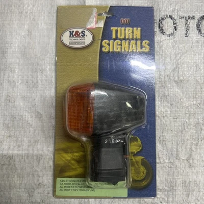 K&S Front Turn Signal 25-2105 ZX-1100 GPz1100 EX500 - Image 1 of 4