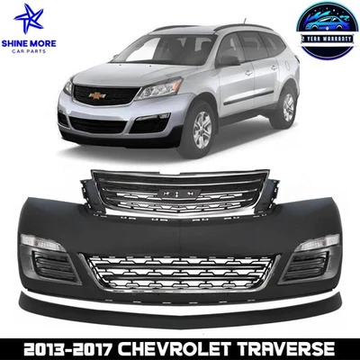 Front Bumper Cover Fascia & Grille Assembly For 2013-2017 Chevrolet Traverse Foto 1 de 4