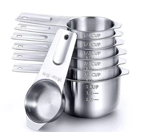 Measuring Cups,Stainless Steel Measuring Cup Food Grade Measuring Cup for Kit... - Picture 1 of 8