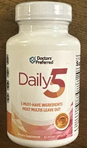 Doctors Preferred Daily 5 (Exp. 09/2026 42 caps, Brand New! - Picture 1 of 4