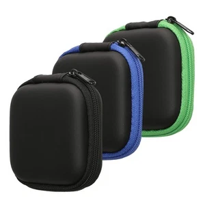 3x Tasche In-Ear Kopfhörer Case Schutztasche Headphones Etui Kopfhörerzubehör - Afbeelding 1 van 8