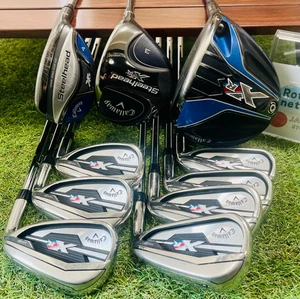 Callaway XR Set 1w3w4hy Iron 4-9P S SR Flex 10pics Golf Culbs Mens Used Japan Rh - Picture 1 of 24