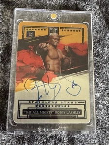 2023 Panini Impeccable WWE - Stainless Stars Autographs Bobby Lashley #4/10 - Bild 1 von 2