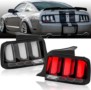 LED Tail Lights Assembly Compatible with 2005 2006 2007 2008 2009 Clear Lens - Picture 1 of 7