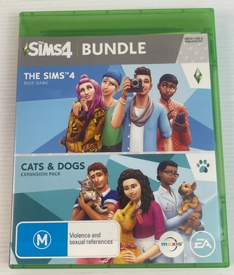The Sims 4 + Cats & Dogs Expansion Pack Bundle - Microsoft Xbox One - Image 1 of 4