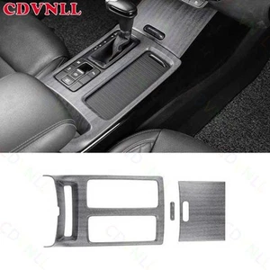 For Kia Sorento 2016-20 Black Wood Grain Central Console Gear Shift Frame Cover - Foto 1 di 5