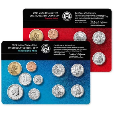 2024 Uncirculated Coin Set U.S Mint Government Packaging OGP COA - Image 1 of 3