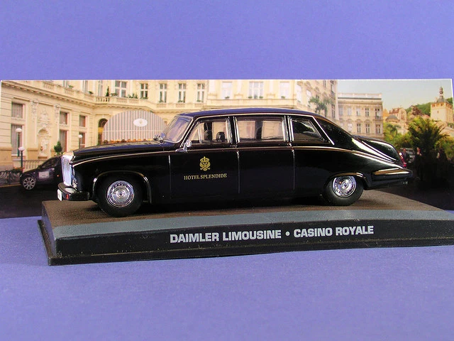 Daimler Limousine Casino Royale James Bond 007 Universal Hobbies 1/43 Atlas - Immagine 1 di 1