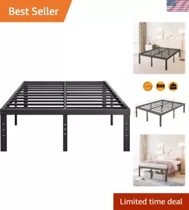 Minimalist Queen Metal Bed Frame - Easy Assembly, Headboard Compatible - Picture 1 of 10