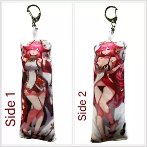 Llavero de almohada pequeño Genshin Impact Yae Miko con clip - Imagen 1 de 3