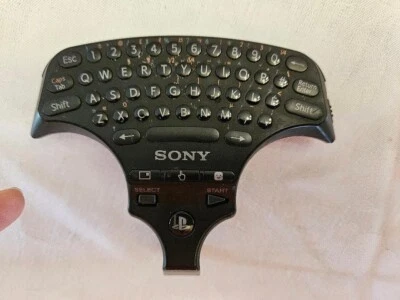 Sony PlayStation 3 PS3 Wireless Keypad Keyboard Model CECHZK1UC - Image 1 of 4