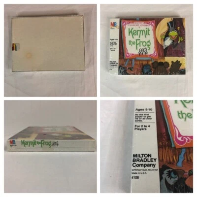 VTG 1980 Kermit the Frog Card Complete Game Milton Bradley NEW - Image 1 of 4