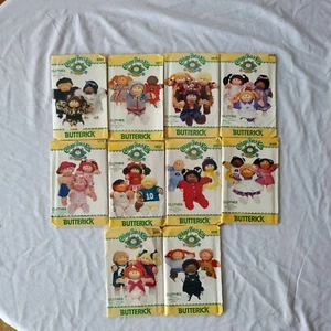 10 New Vintage Butterick Cabbage Patch Kids Doll Clothes Sewing Patterns - Picture 1 of 11