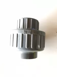 Sistema de tuberías GF 3/4" deslizante ambos lados PVC placa de unión 80 - Imagen 1 de 6