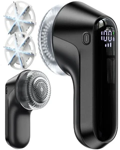 Rechargeable Fabric shaver,Lint Remover with Digital Display 3-speed adjustable - Picture 1 of 39
