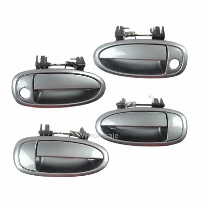 Outside Door Handle Set 4PCS For 1995-1999 Toyota Avalon 6M3 Silver Spruce DS159 - Image 1 of 4