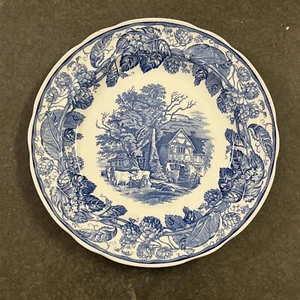 Spode Blue Room Collection Rural Scenes Dinner Plate England 10 1/2” - Picture 1 of 7