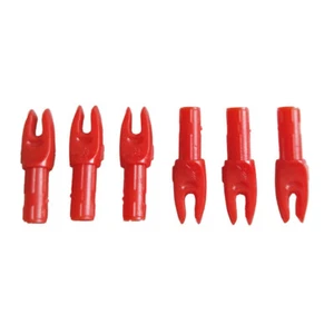 30pcs Archery Arrow Nocks Tails Plastic Nock ID6.0mm Arrow Shaft Insert Tips - Picture 1 of 10