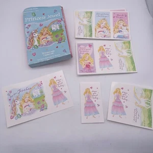 Vintage 90's Princess Jewel Valentines Cards by American Greetings Unicorn Cat M - Picture 1 of 4