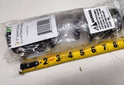 PUMP SPY PumpSpy Model CV-150 1-1/2" Clear Quiet Sump Pump Check Valve Brand New