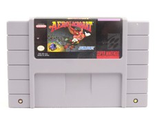 SNES Super Nintendo Aero The Acro Bat Cartridge USA Import