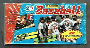 1992 PANINI BASEBALL FACTORY SEALED STICKER BOX 50 PACKS OF 5 STICKERS 250 TOTAL
