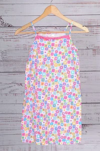 Hanna Andersson, Pink Geometric Knit Sundress, Size 140 (US10) - Picture 1 of 4