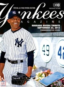 MARIANO RIVERA TRIBUTE DAY NY YANKEES SPECIAL STADIUM PROGRAM SCORECARD MAGAZINE - Picture 1 of 1