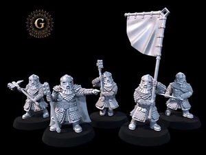 Martelli nani e comando MESBG, LoTR, 28mm, giochi di guerra e collezionisti. - Foto 1 di 7