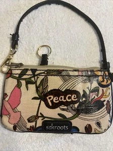 sakroots Wristlet Geldbörse Peace Bird Zip Big - Bild 1 von 4