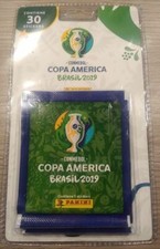 Chile version 2019 Panini Blister Copa America soccer with 6 sticker pack
