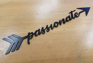 Passionate Arrow metal wall plasma cut decor gift idea - Picture 1 of 1