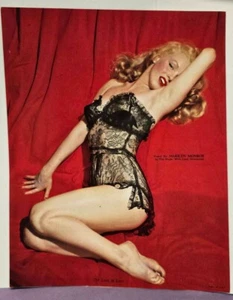 Vintage Marilyn Monroe 8x10 Advertising Promo Lace Overprint The Lure Of Lace - Picture 1 of 4