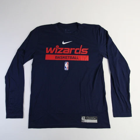 Washington Wizards Nike NBA Authentics Dri-Fit Long Sleeve Shirt Men's Used Cover
