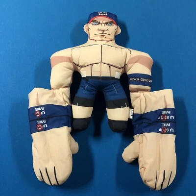 John Cena Blitz Brawler Never Give Up Plush WWE Punching Toy by Tomy D4 - Image 1 of 3