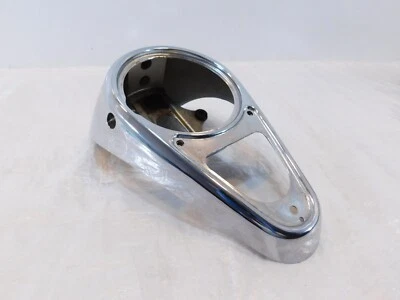 Cubierta de consola Kawasaki Vulcan 1500 VN1500 Classic Nomad cromada velocímetro calibre Foto 1 de 4