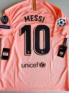 2018/19 Nike FC Barcelona #10 MESSI Third UCL Champions League Fußball Trikot - Bild 1 von 7