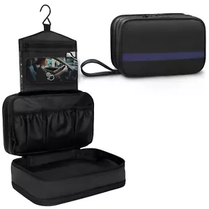 Men's Travel Toiletry Bag Wet Dry Separation Dopp Kit with PVC Compartment - Picture 1 of 8