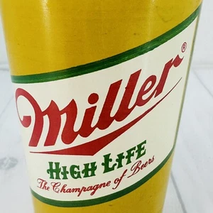Vintage Miller High Life Beer Drinking Glass Tumbler Barware 16 oz. - Picture 1 of 9