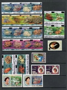 COOK ISLANDS MNH 1983 SG884-913 VARIOUS STAMPS SURCH COMPLETE ISSUE - Picture 1 of 1