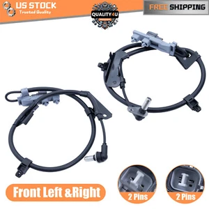 2X ABS SPEED SENSOR FOR ISUZU D-MAX RODEO 2.5 3.0 (03-ON) FRONT LEFT & RIGHT - Picture 1 of 14