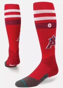 Stance MLB Los Angeles Angels of Anaheim OTC Socks Size Large (9-13) - Picture 1 of 7