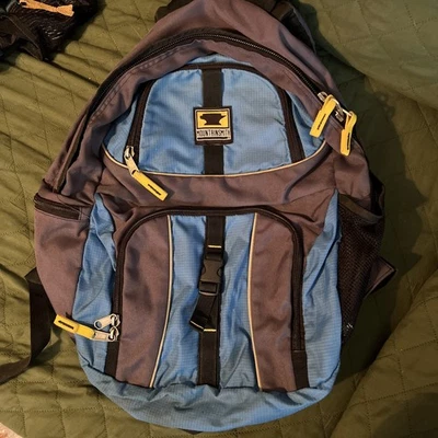 Vintage MountainSmith Hiking Dawg Backpack bag Camping Hiking School blue  - Image 1 of 4